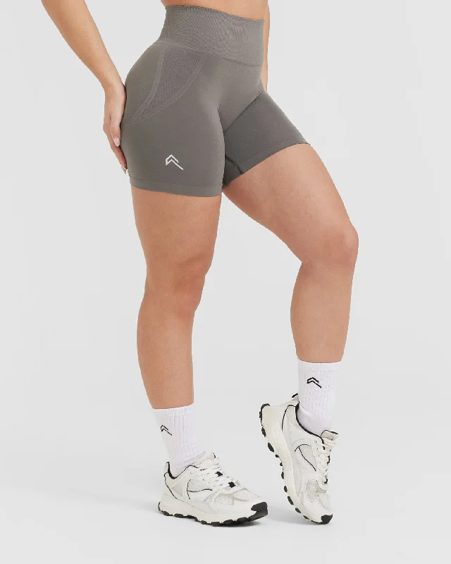 Effortless Seamless Shorts | Ash Grey