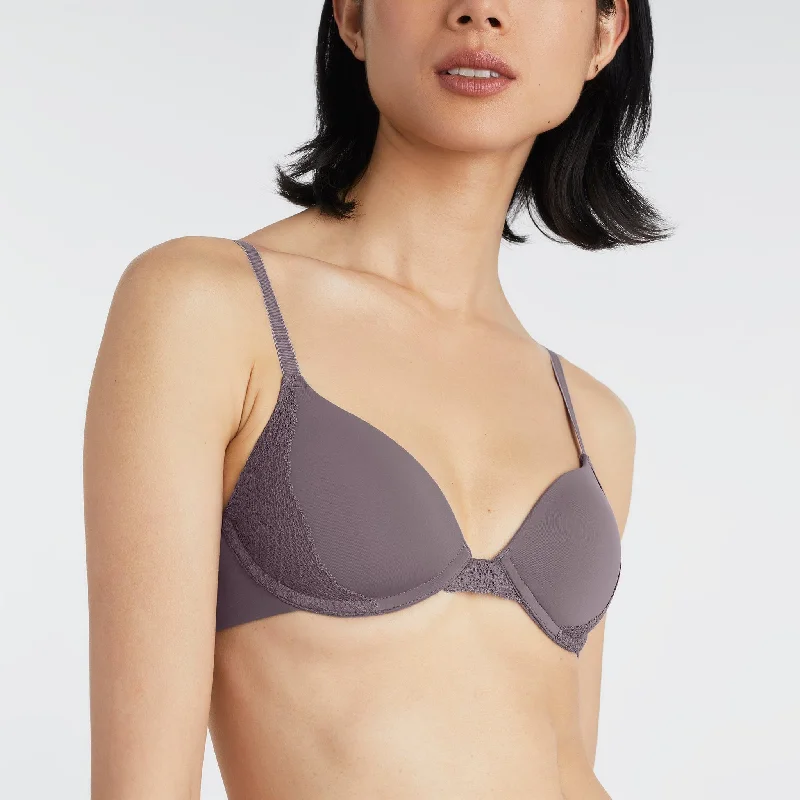 Lace Lift Up Bra Peppercorn