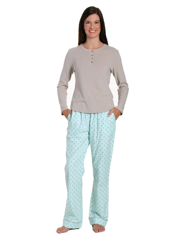 Dots Diva Aqua-Gray / S