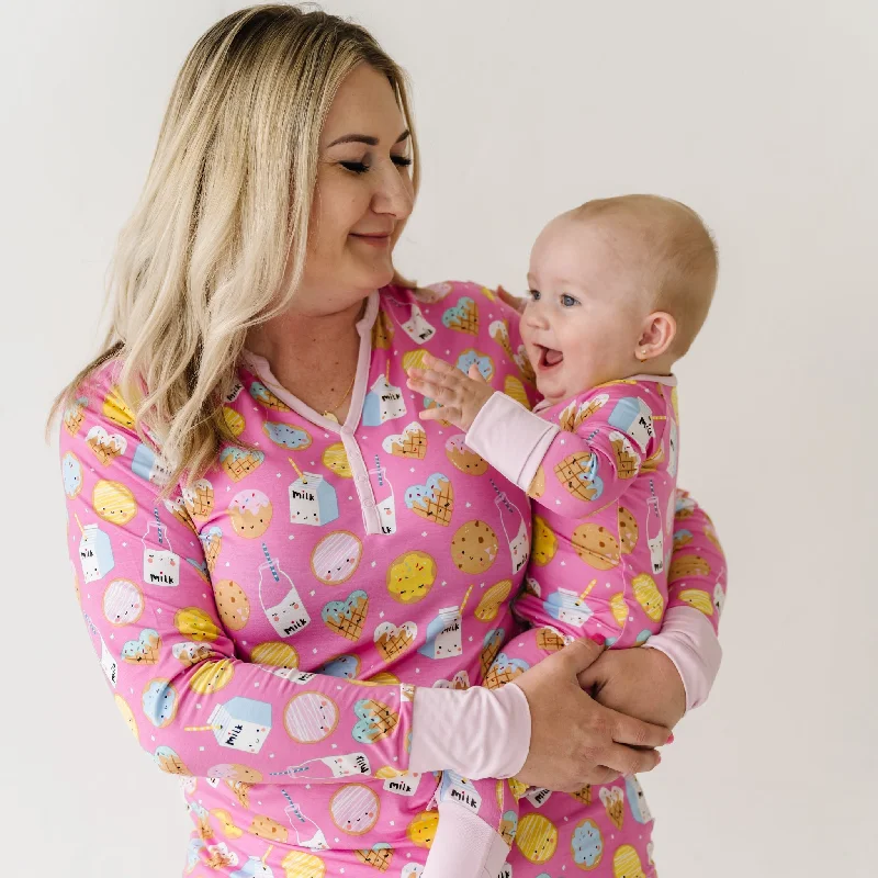 Pink Cookies & Milk Women's Pajama Top