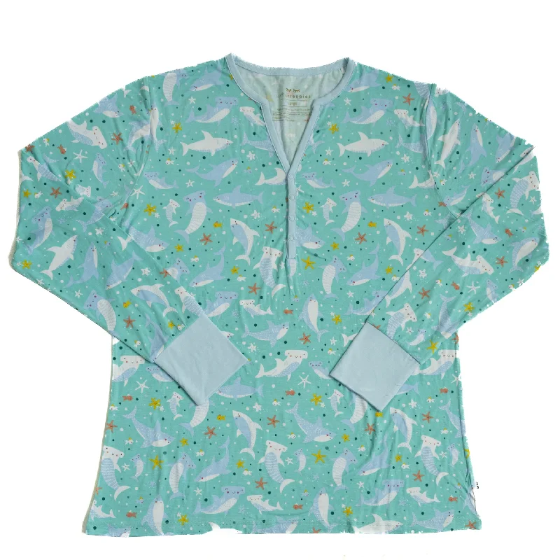 Shark Soiree Women's Pajama Top