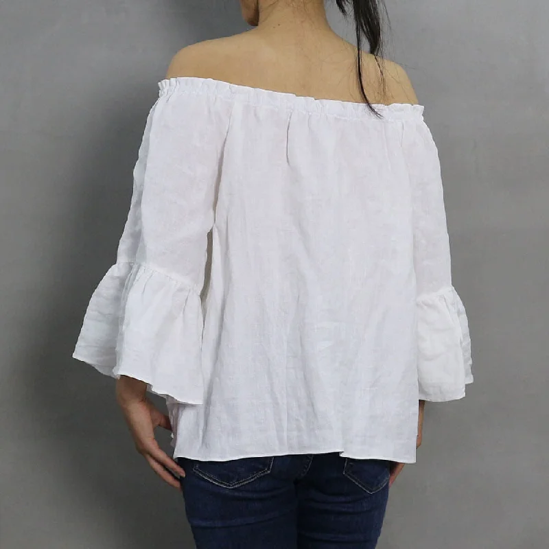 Women’s Off the Shoulder Flounce Top