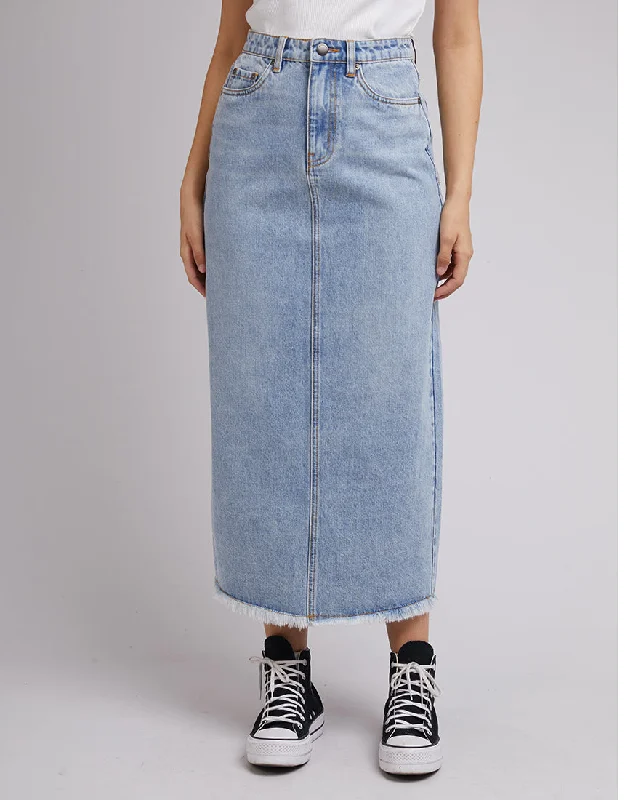 All About Eve Ray Maxi Skirt Denim