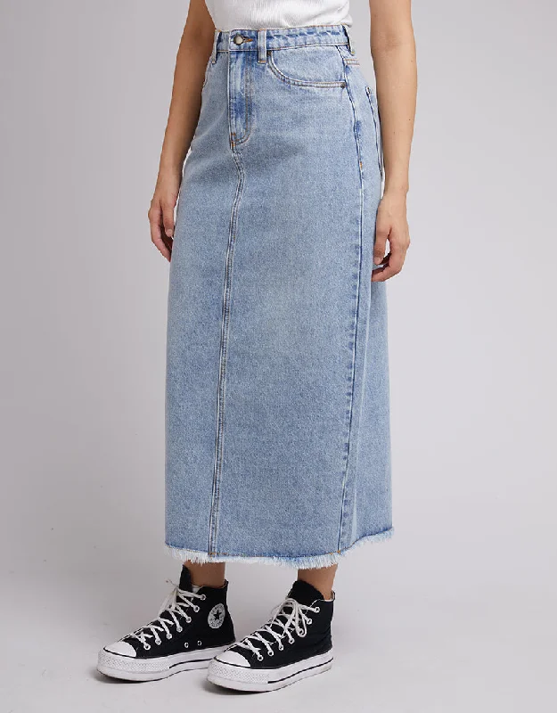 All About Eve Ray Maxi Skirt Denim