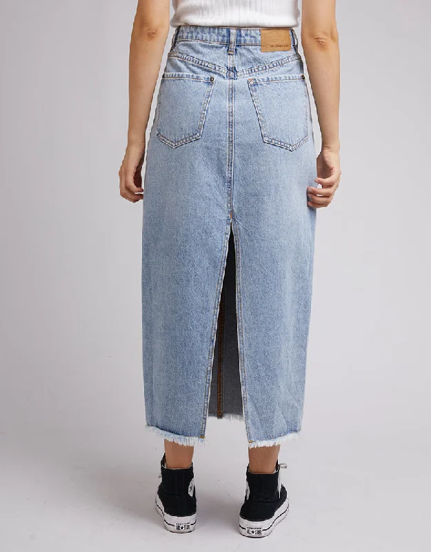 All About Eve Ray Maxi Skirt Denim