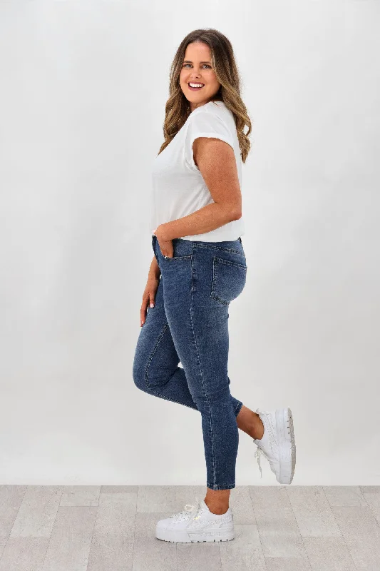 Betty Basics Harlem Slim Fit Crop Jean Indigo