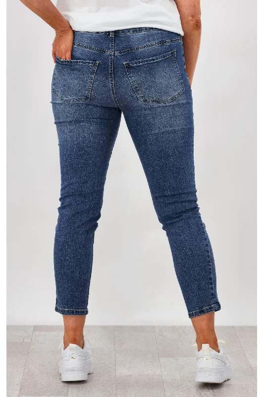 Betty Basics Harlem Slim Fit Crop Jean Indigo