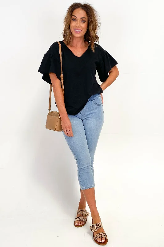 Betty Basics Maisie Capri Jean Ice Blue