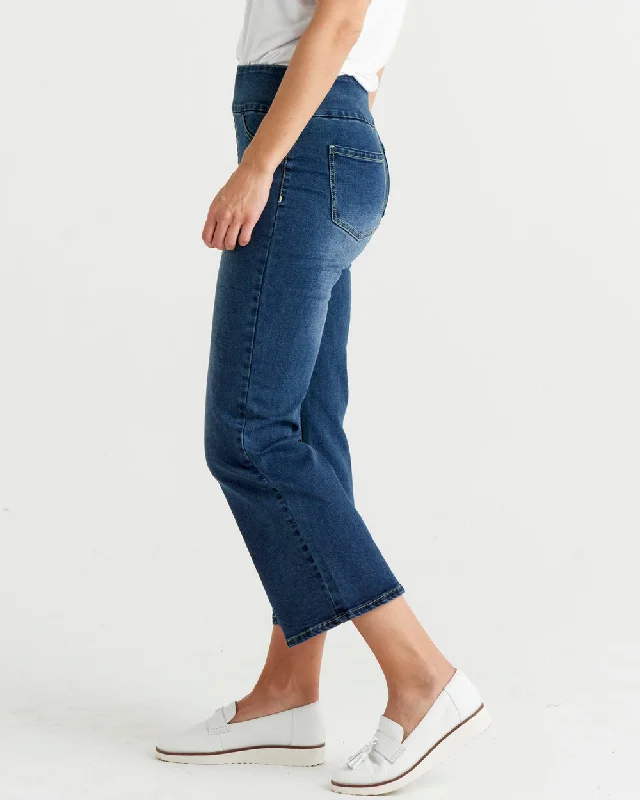 Betty Basics Nicola Bootleg Jean Dark Denim