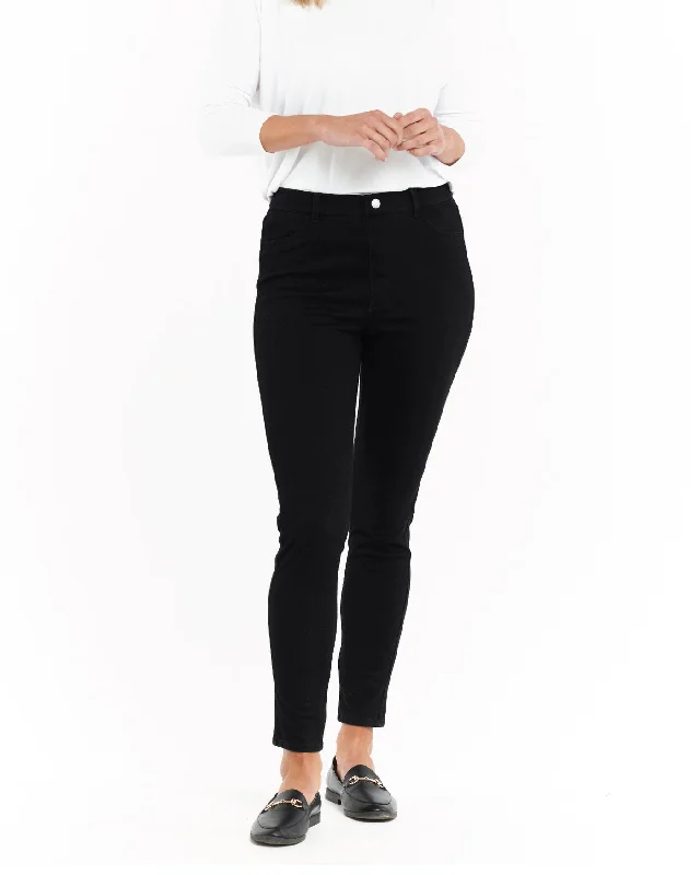 Betty Basics Stanford Stretch Denim Jegging Black