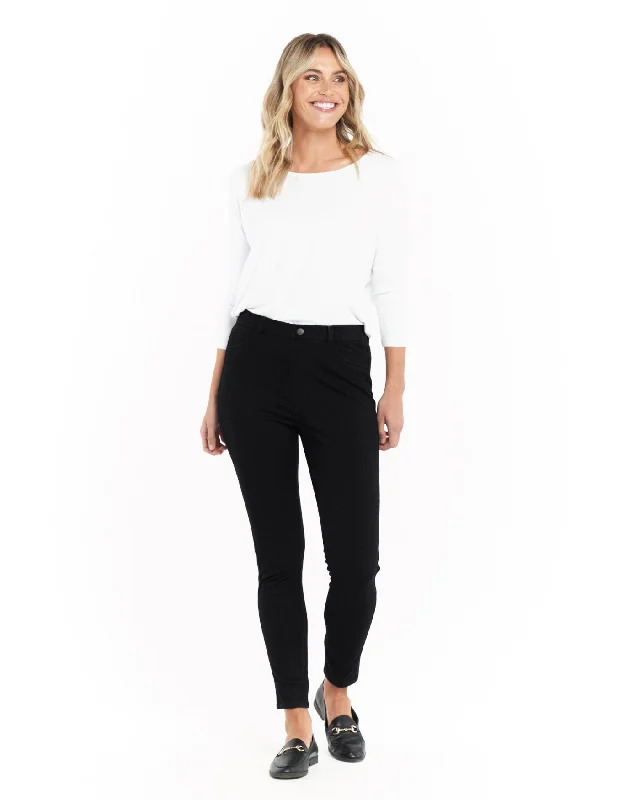 Betty Basics Stanford Stretch Denim Jegging Black