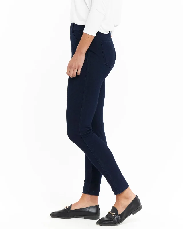 Betty Basics Stanford Stretch Denim Jegging Dark Blue