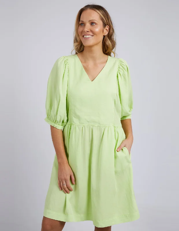 Elm Bliss Washed Dress Keylime