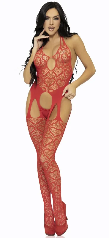 89306 love hangover heart net bodystocking from Leg Avenue