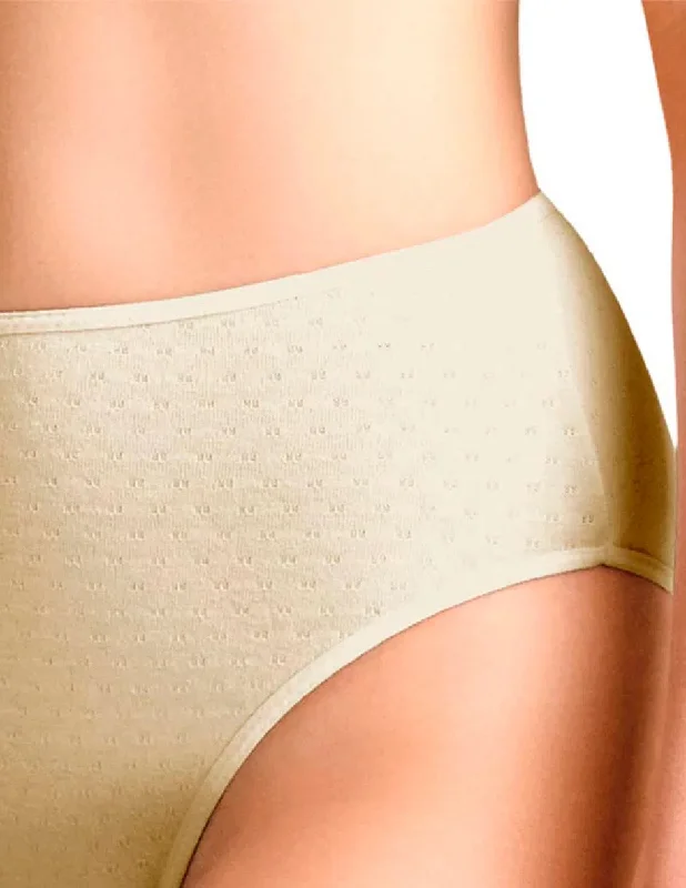 Berlei Panty Completa Corte Francés de Algodón Piqué Mod.560