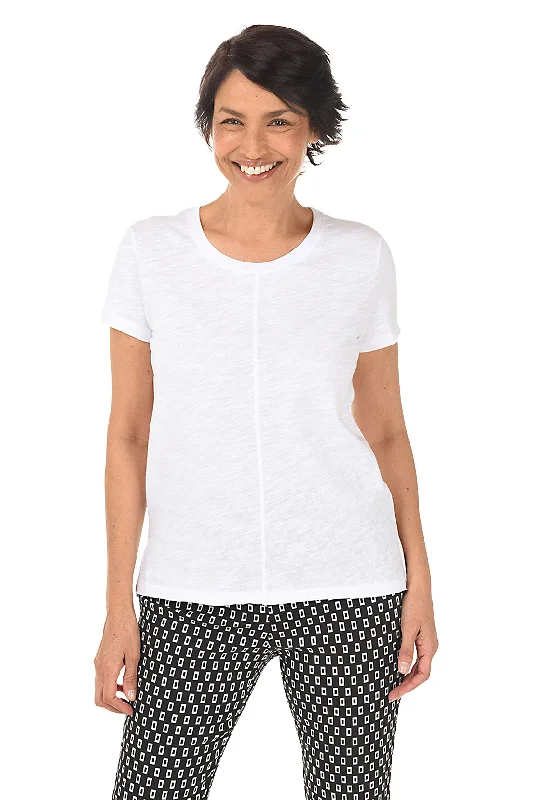 Seamed High-Low Tee