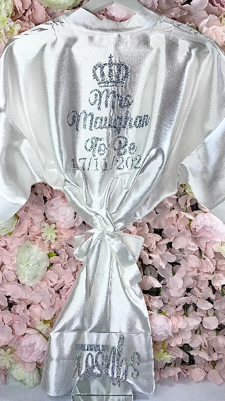 Personalised Robe | White