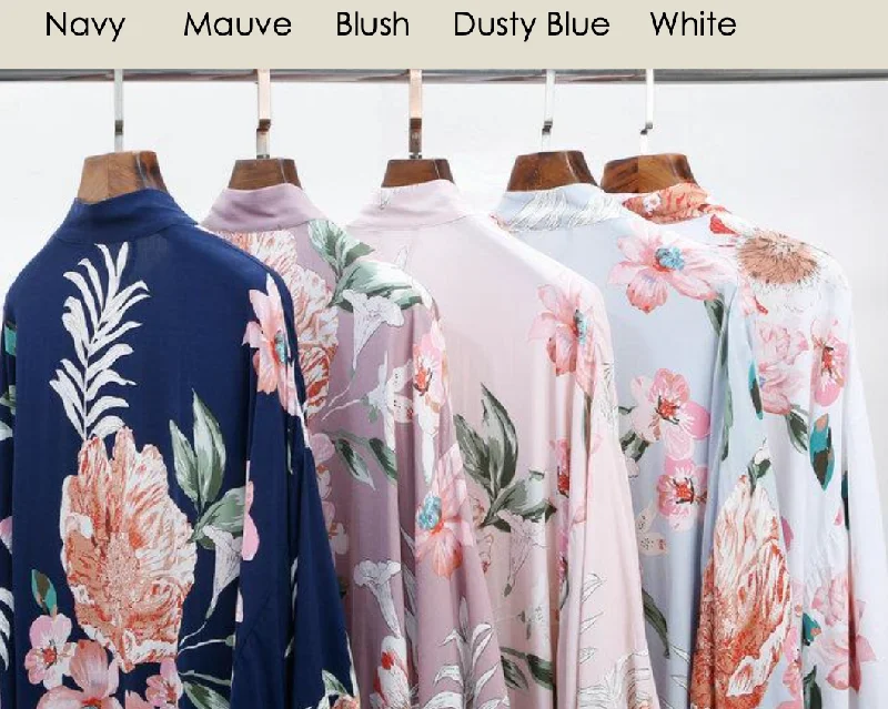 LADIES Floral Robe - Weekly Buy In