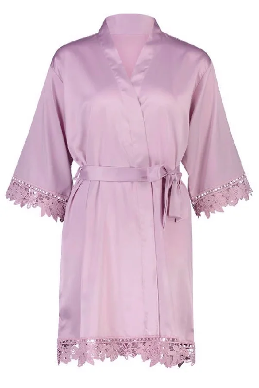 Purple Lace Robe