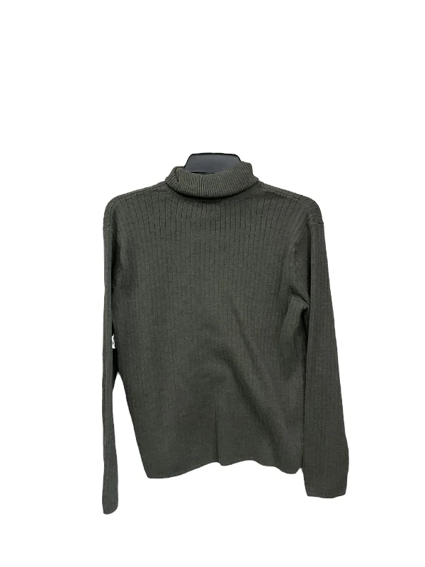 Top Long Sleeve Basic By Talbots In Green, Size: L