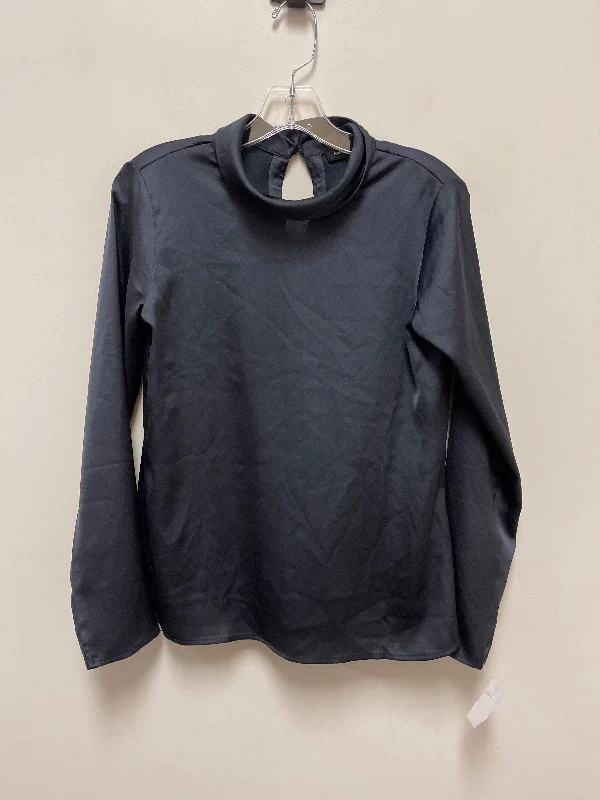 Top Long Sleeve By Banana Republic In Navy, Size: Xs