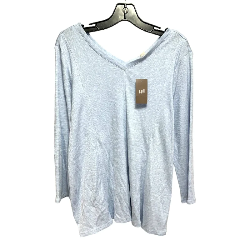 Top Long Sleeve By J. Jill In Blue, Size: M