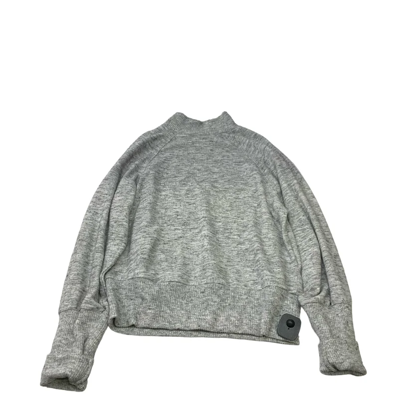 Top Long Sleeve By Maeve In Grey, Size: M