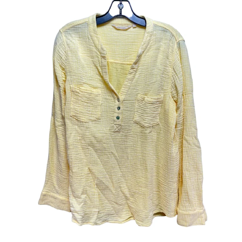 Top Long Sleeve By Soft Surroundings In Yellow, Size: M