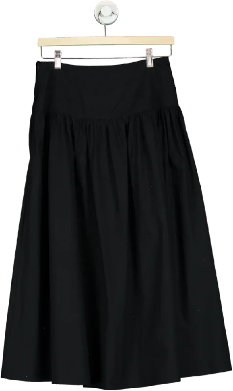 Arket Black A-Line Skirt EUR 36 UK 8