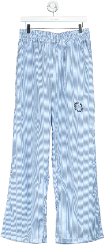 ASOS Design Blue Striped Pyjama Trousers UK 12