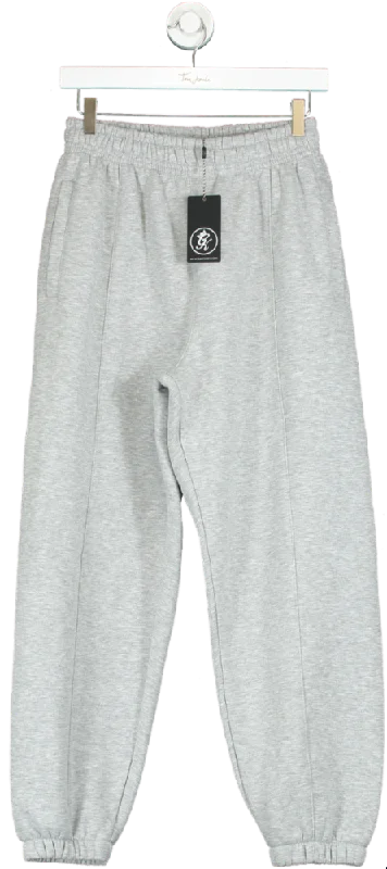 Gym King Grey Marl Athletics Club Sweatpants UK 10