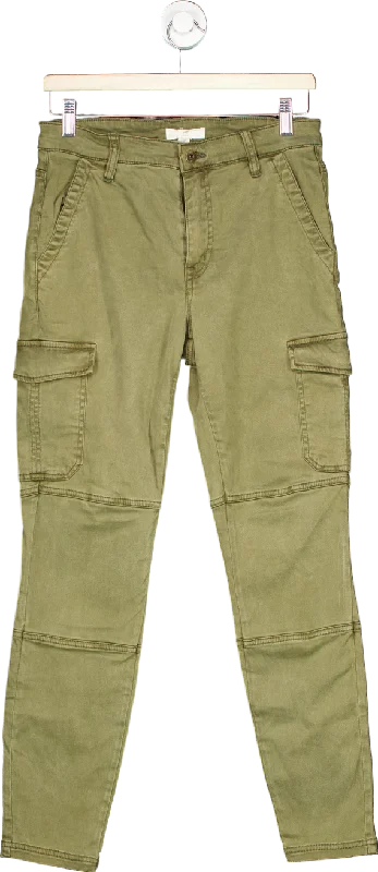 H&M Olive Green Cargo Trousers UK 12