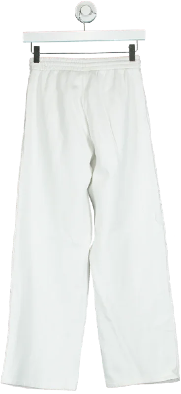 H&M White Sweatpants UK XS