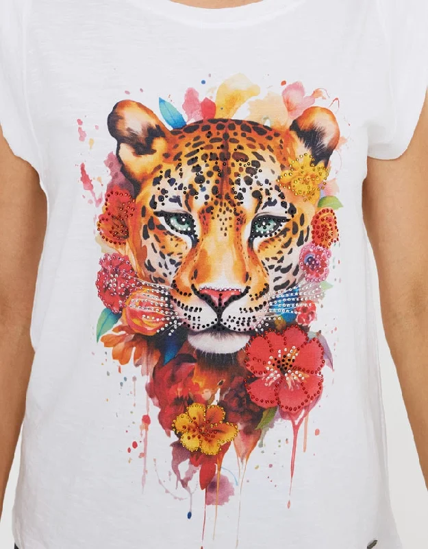 Camiseta Manga Corta Tigre - Tiflor