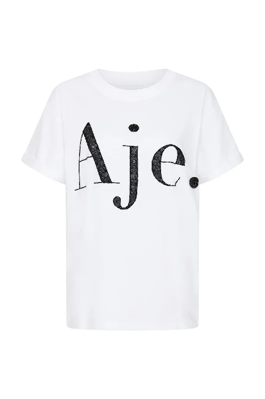 Classic Embellished Logo Tee