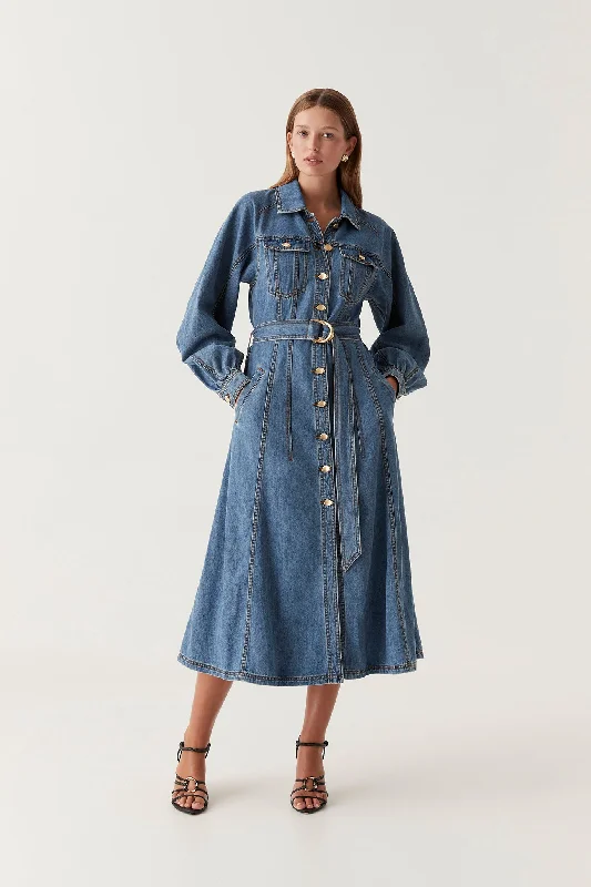 Colorado Denim Midi Dress