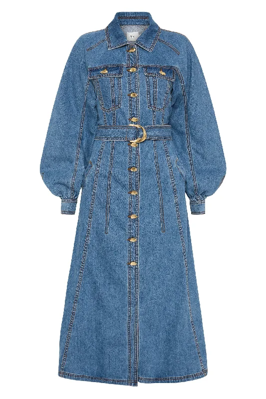 Colorado Denim Midi Dress