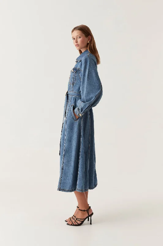 Colorado Denim Midi Dress