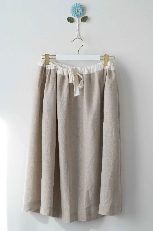 Fion skirt in natural linen