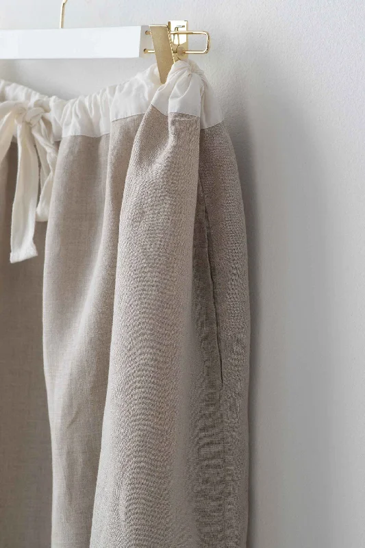 Fion skirt in natural linen