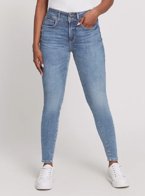 High-Rise Skinny Leg Shape Up in Mid Wash