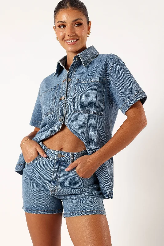 Peta Denim Shirt - Indigo