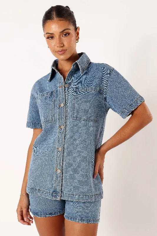 Peta Denim Shirt - Indigo