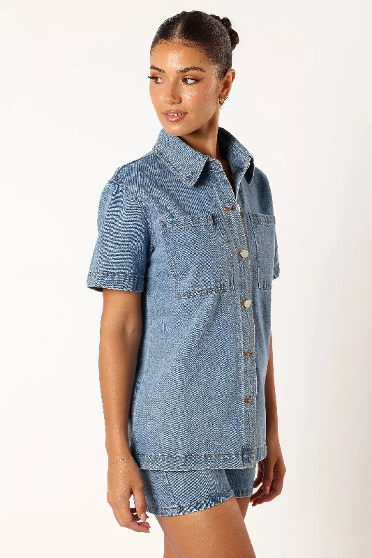 Peta Denim Shirt - Indigo