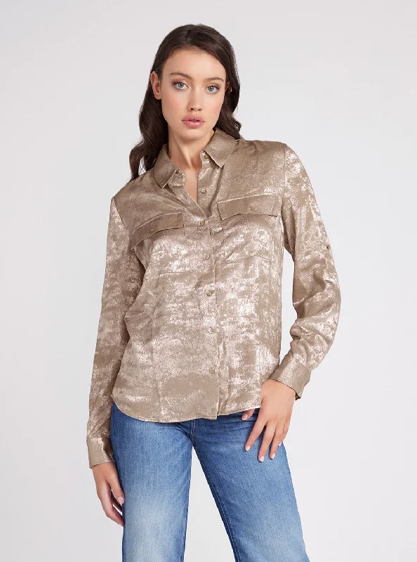 Pink Metallic Annamaria Top