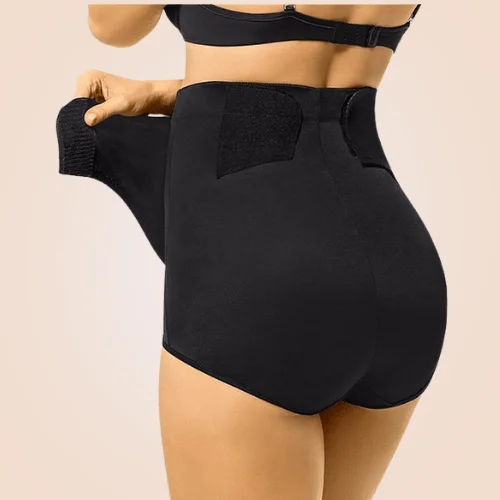 Firm Compression Adjustable Velcro Belly Wrap Postpartum Panty