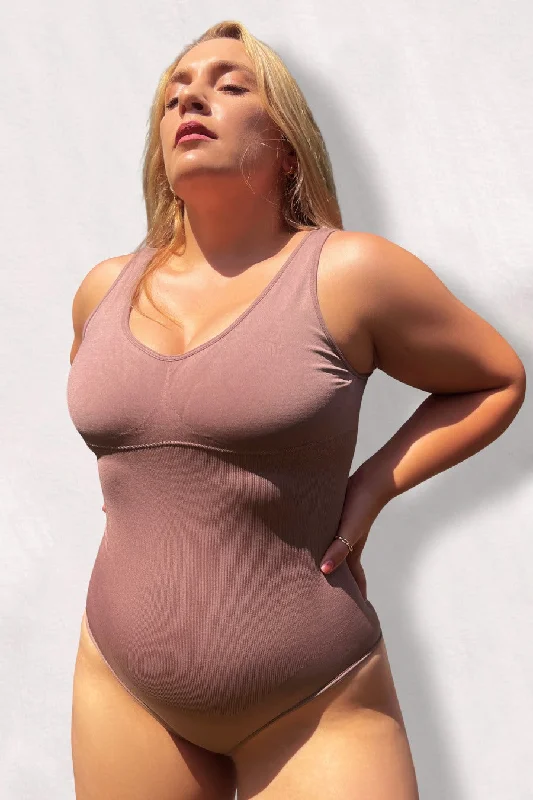 Maria Shaping Bodysuit - Mauve