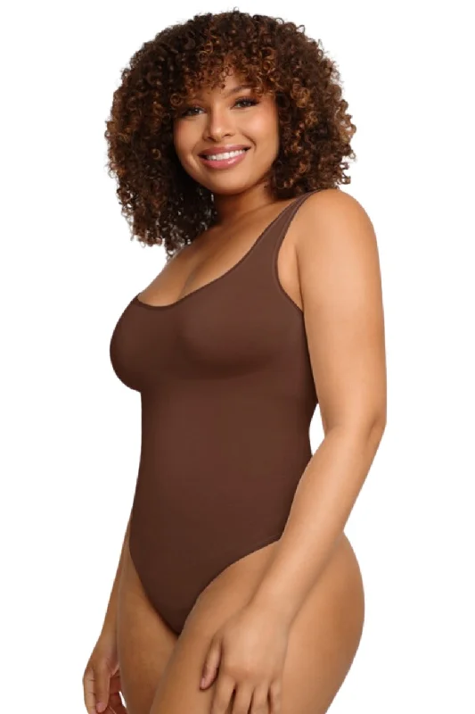 Mila Shaping Bodysuit - Mocha Eco