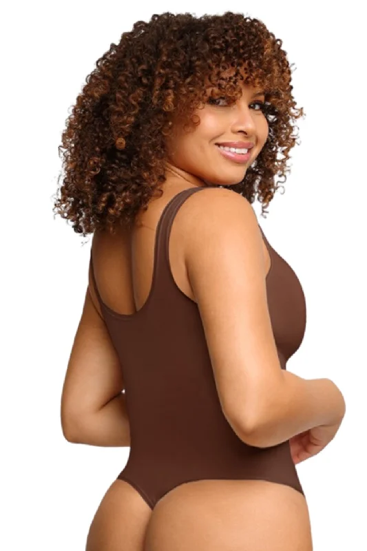 Mila Shaping Bodysuit - Mocha Eco