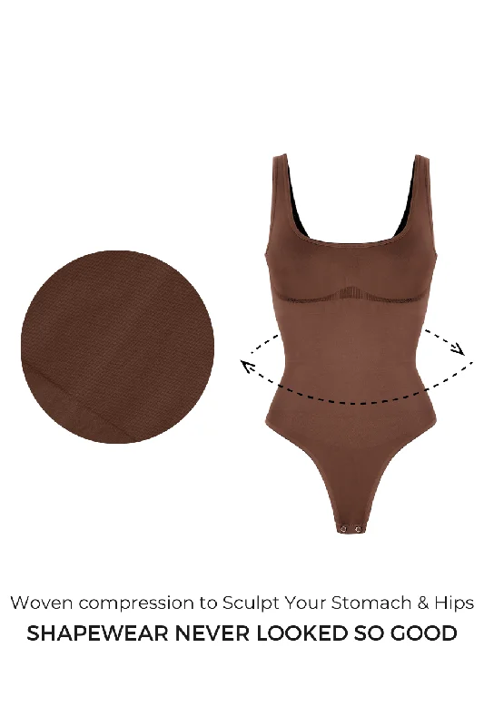 Mila Shaping Bodysuit - Mocha Eco